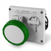 INTERLOCKED SOCKET 3P+E IP67 32A 10h SCAME 405.32861