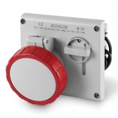 INTERLOCKED SOCKET 3P+E IP67 32A 3h SCAME 405.32864