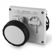 INTERLOCKED SOCKET 3P+E IP67 32A 5h SCAME 405.32867