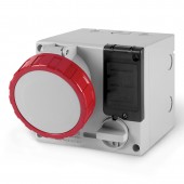 INTERLOCKED SOCKET 3P+N+E 32A 6h IP44 SCAME 506.3287