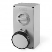 INTERLOCKED SOCKET 3P+N+E 63A 5h IP66/67 SCAME 505.63877