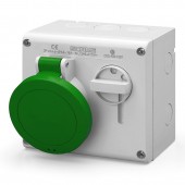 INTERLOCKED SOCKET 3P+N+E IP44 16A 2h SCAME 500.16872