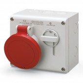 INTERLOCKED SOCKET 3P+N+E IP44 32A 3h SCAME 500.32874
