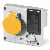 INTERLOCKED SOCKET 3P+N+E IP44 32A 4h SCAME 401.3279