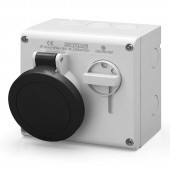 INTERLOCKED SOCKET 3P+N+E IP44 32A 5h SCAME 500.32877