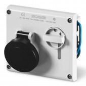 INTERLOCKED SOCKET 3P+N+E IP44 32A 7h SCAME 400.32876