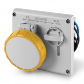 INTERLOCKED SOCKET 3P+N+E IP67 16A 4h SCAME 405.1679
