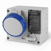INTERLOCKED SOCKET 3P+N+E IP67 16A 9h SCAME 506.1675