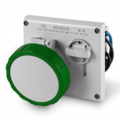 INTERLOCKED SOCKET 3P+N+E IP67 32A 2h SCAME 405.32872