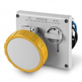INTERLOCKED SOCKET 3P+N+E IP67 32A 4h SCAME 405.3279