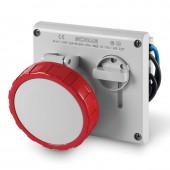 INTERLOCKED SOCKET 3P+N+E IP67 32A 6h SCAME 405.3287