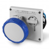INTERLOCKED SOCKET 3P+N+E IP67 32A 9h SCAME 405.3275