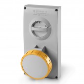 INTERLOCKED SOCKET 3P+N+E IP67 63A 4h SCAME 405.6379
