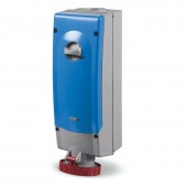 INTERLOCKED SOCKET 3P+N+E IP67 63A 9h SCAME 564.6375