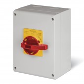 ISOLAT.63A 2P IP65 S.M.PLAST.BOX  EMERG. SCAME 590.EM6302