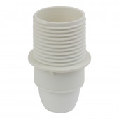 LAMPHOLDER E14 PLASTIC THREAD WHITE SCAME 190.2000FCGB