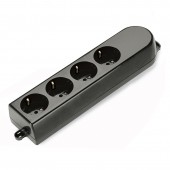 MULTIPLE SOCKET 4 P30 BLACK SCAME 160.238/N