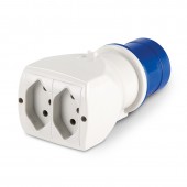 ONE-WAY ADAPTOR 16A IP20 250V AC SCAME 610.368