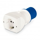 ONE-WAY ADAPTOR 16A IP20 250V AC SCAME 610.372