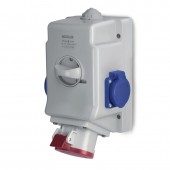 OPTIMA-COMBI C/INT. 0/I 16A 3P+N+E SCAME 513.1657-2FNS
