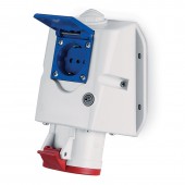 OPTIMA COMBI SOCKET 16A 3P+E - P30 SCAME 513.1656-PN