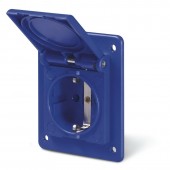 PANEL MOUNTING SCHUKO SOCKET OUTLET 2P+E SCAME 570.4061