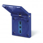 PANEL MOUNT.SOCKET OUTLET DUAL USE 2P+E SCAME 570.2071