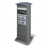 PILLAR DOMINO-OMNIA METAL IP66 6A 400V SCAME 659.DA5221-01