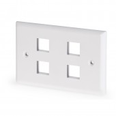 PLATE FOR TELEPHONE OUTLET - 4 OUTLETS SCAME 180.844