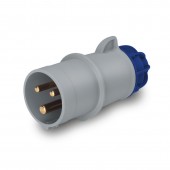 PLUG 2P+E IP44 32A 6h 200-250V AC SCAME 214.3233