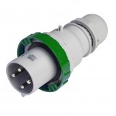 PLUG 2P+E IP66/IP67 125A 2h >50V AC SCAME 218.125332