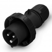 PLUG 2P+E IP66/IP67 125A 6h 200-250V AC SCAME 218.12533.K