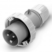 PLUG 2P+E IP66/IP67 16A 3h >50-250V SCAME 218.16334