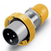 PLUG 2P+E IP66/IP67 16A 4h 100-130V AC SCAME 218.1630P.TR