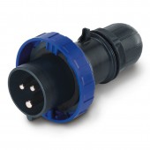 PLUG 2P+E IP66/IP67 16A 6h 200-250V AC SCAME 218.1633.KX