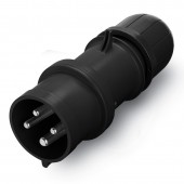 PLUG 3P+E IP44 16A 6h 380-415V AC SCAME 213.1636P.K