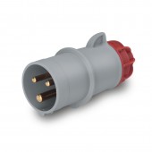 PLUG 3P+E IP44 32A 6h 380-415V AC SCAME 214.3236