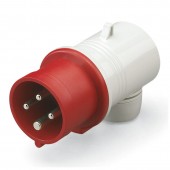 PLUG 3P+E IP44 32A 6h 380-415V AC SCAME 221.3236