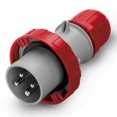 PLUG 3P+E IP66/IP67 16A 6h 380-415V AC SCAME 218.1636-SF