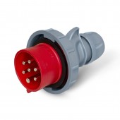 PLUG 6P+E IP66/IP67 32A 6h 380-415V AC SCAME 218.3237-7