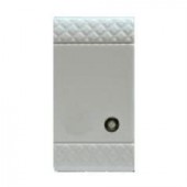 PUSH BUTTON 2P 16A WITH LIGHT GREY SCAME 101.6334.G