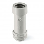 RIGID CONDUIT TO BOX COUPLING D.50 GREY SCAME 864.550