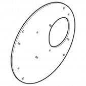 ROLLER 330 SOCKET HOLDER DISC - 1 CUTOUT SCAME SC92082