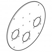 ROLLER 330 SOCKET HOLDER DISC - 3 CUTOUT SCAME SC92070
