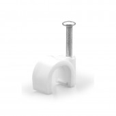 ROUND CABLE CLIP D.8 GREY SCAME 830.30/8G