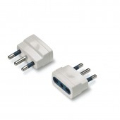 SINGLE ADAPTOR 2P+E 16A DUAL USE WHITE SCAME 146.351