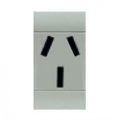 SOCKET ARGENTINA 2P+E 10A GREY SCAME 101.6425.G