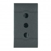 SOCKET ITAL.ST.2P+E 10A ANTHRACITE SCAME 101.6401