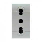 SOCKET ITAL.ST.2P+E 16A BIVALENT GREY SCAME 101.6403.G