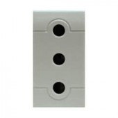 SOCKET ITAL.ST.2P+E 16A GREY SCAME 101.6402.G